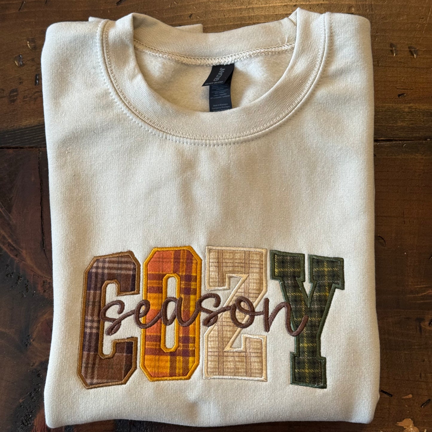 Cozy Season Appliqué Sweatshirt
