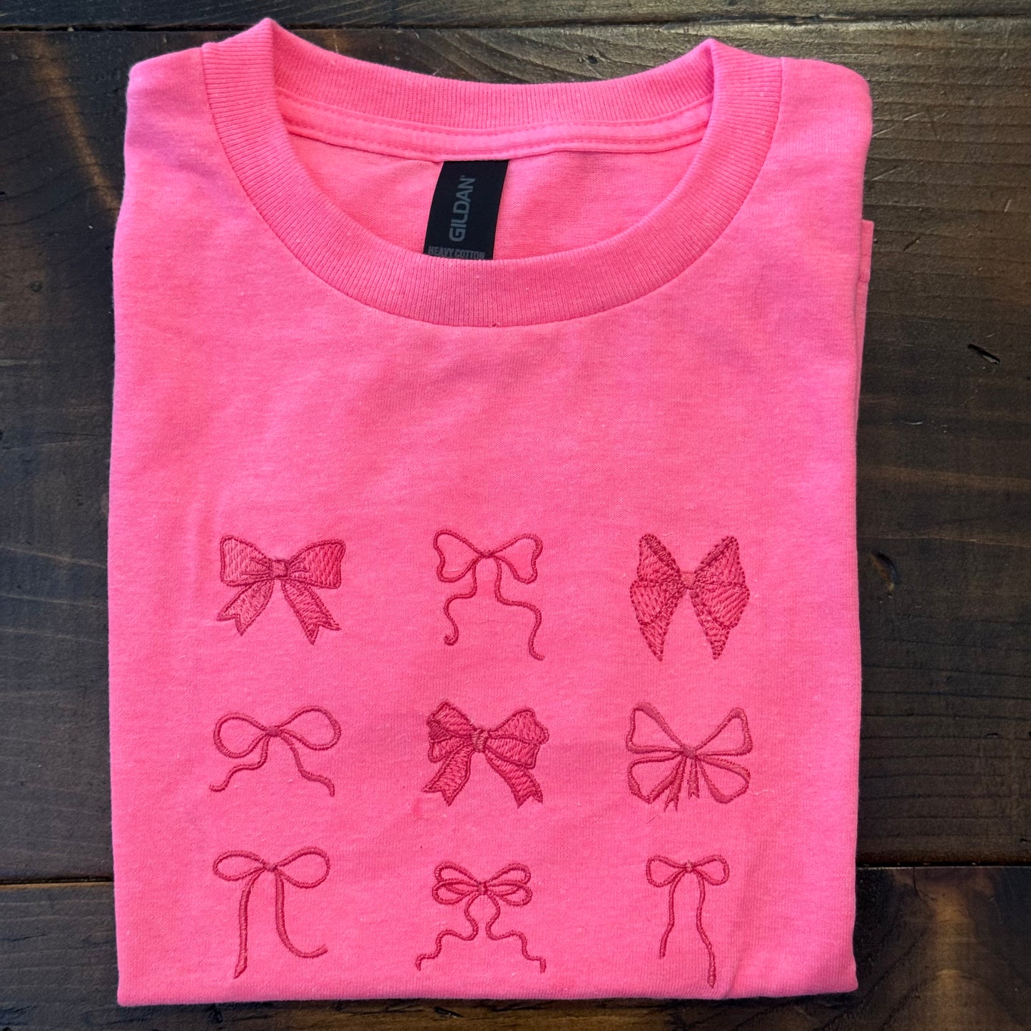 Bow Embroidered T-Shirt
