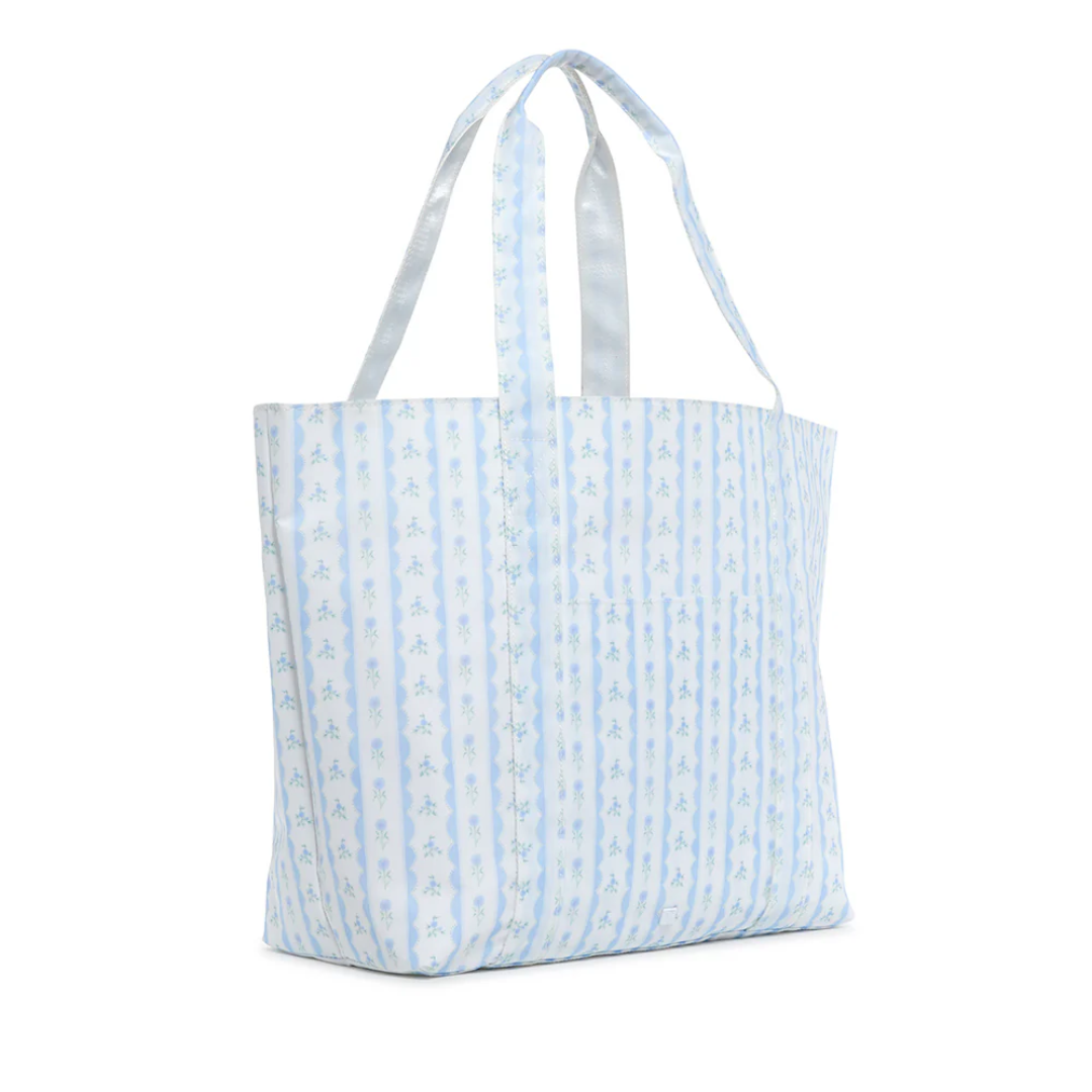 Jumbo Tote - Blue Ribbon Floral