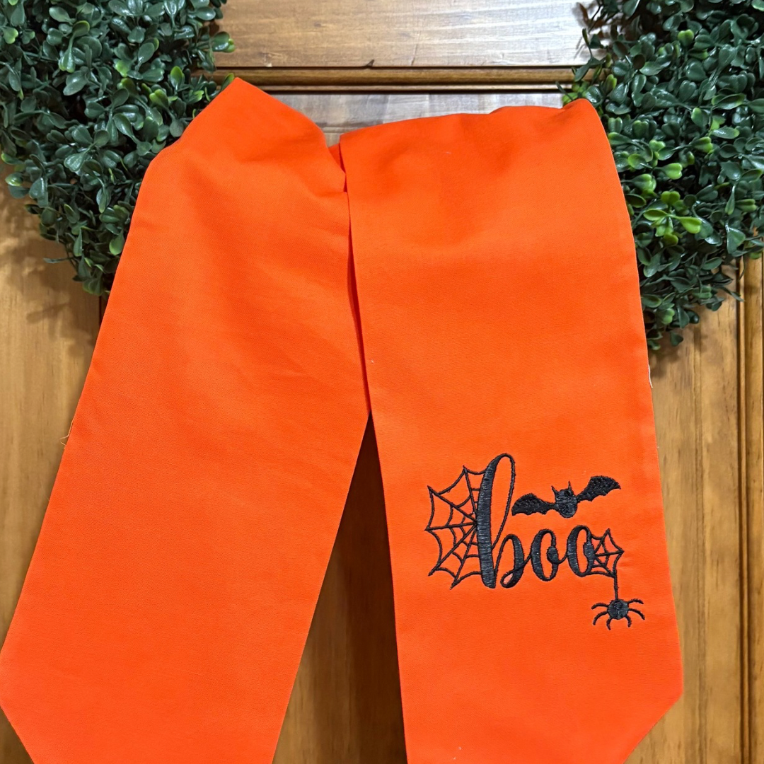 Boo Wreath Sash