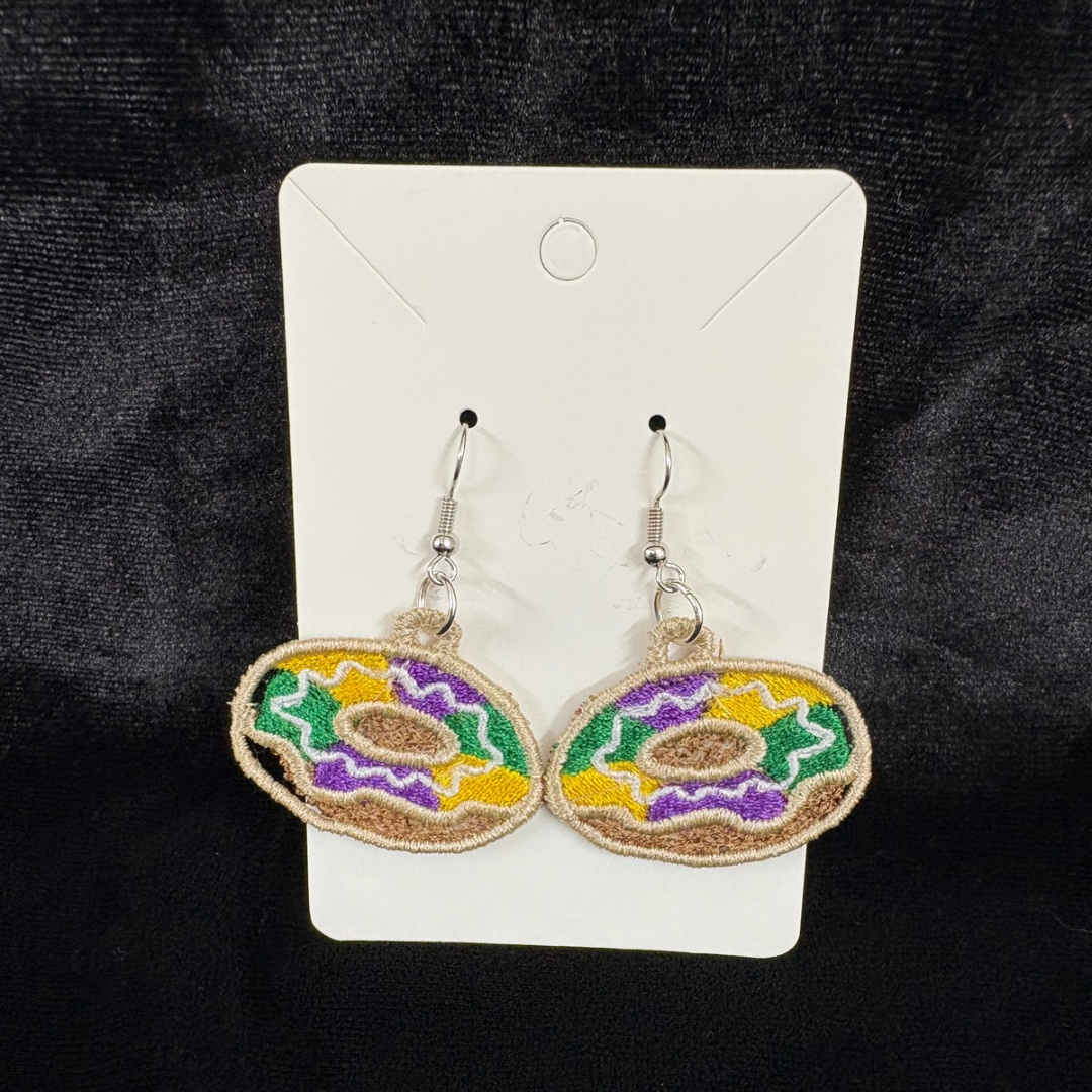 King Cake Earrings