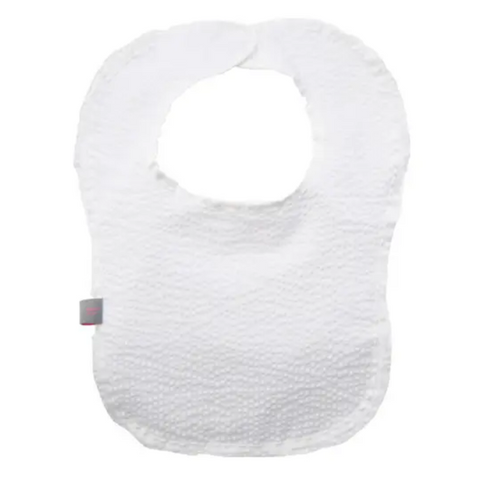 Seersucker Bib - White