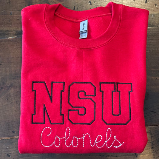 NSU Colonels Sweatshirt (Red)