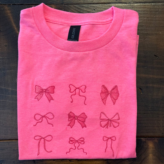 Bow Embroidered T-Shirt