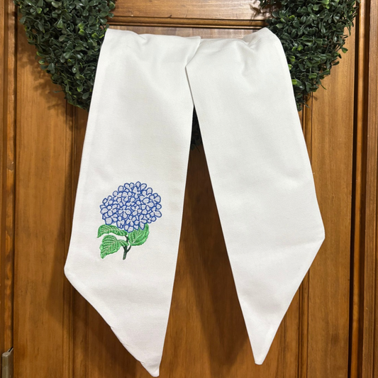Hydrangea Wreath Sash