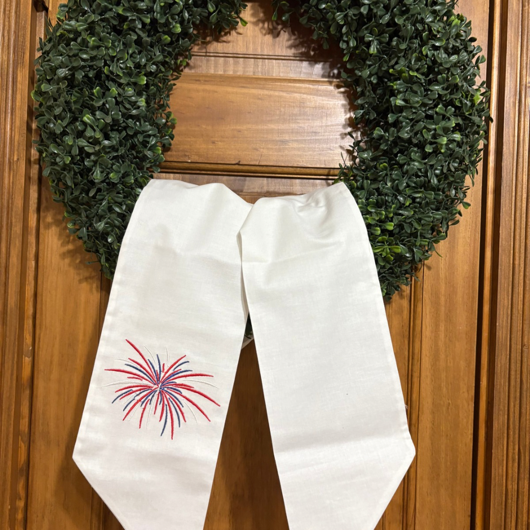 Firework Wreath Sash