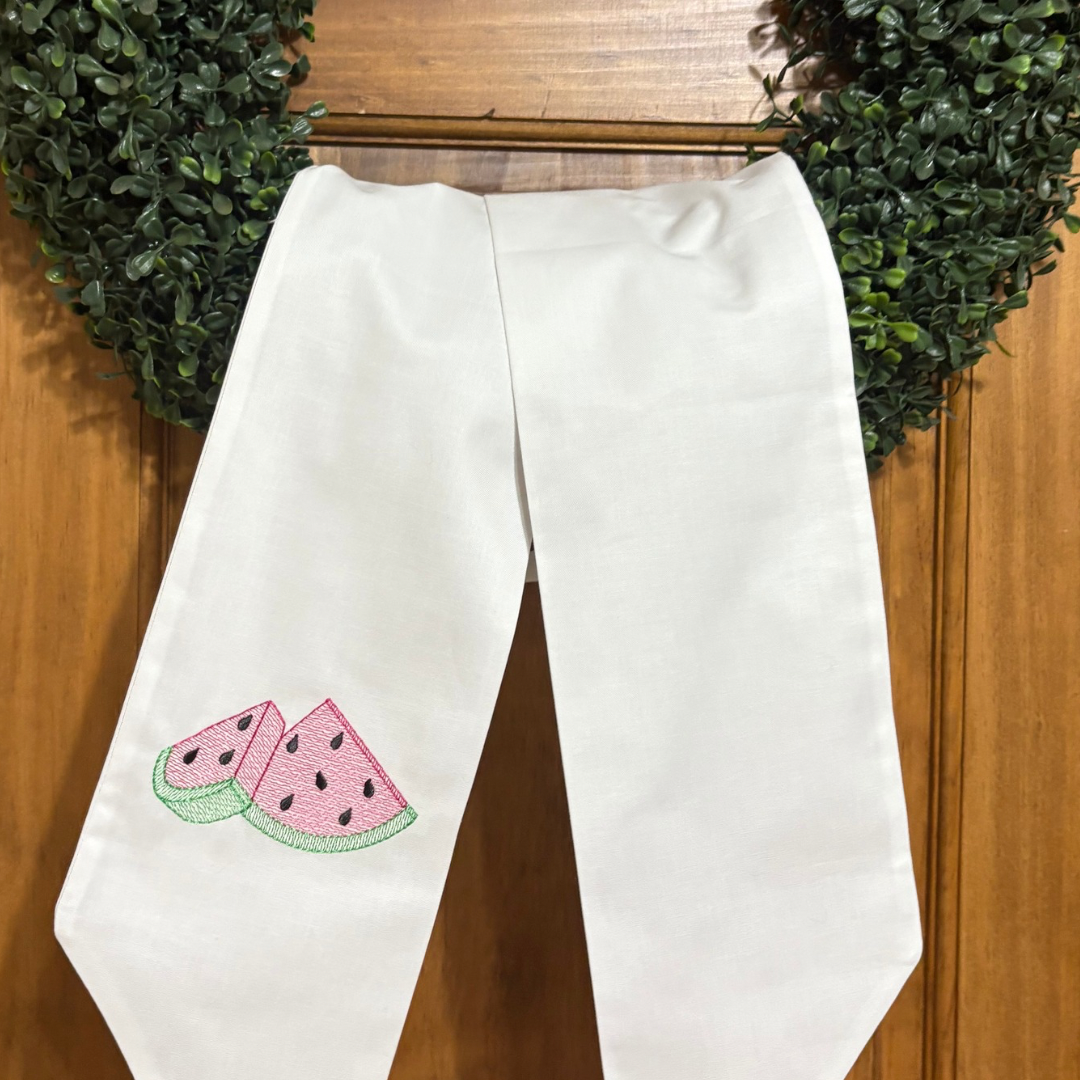 Watermelon Wreath Sash