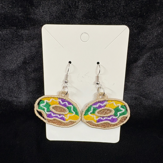 King Cake Earrings